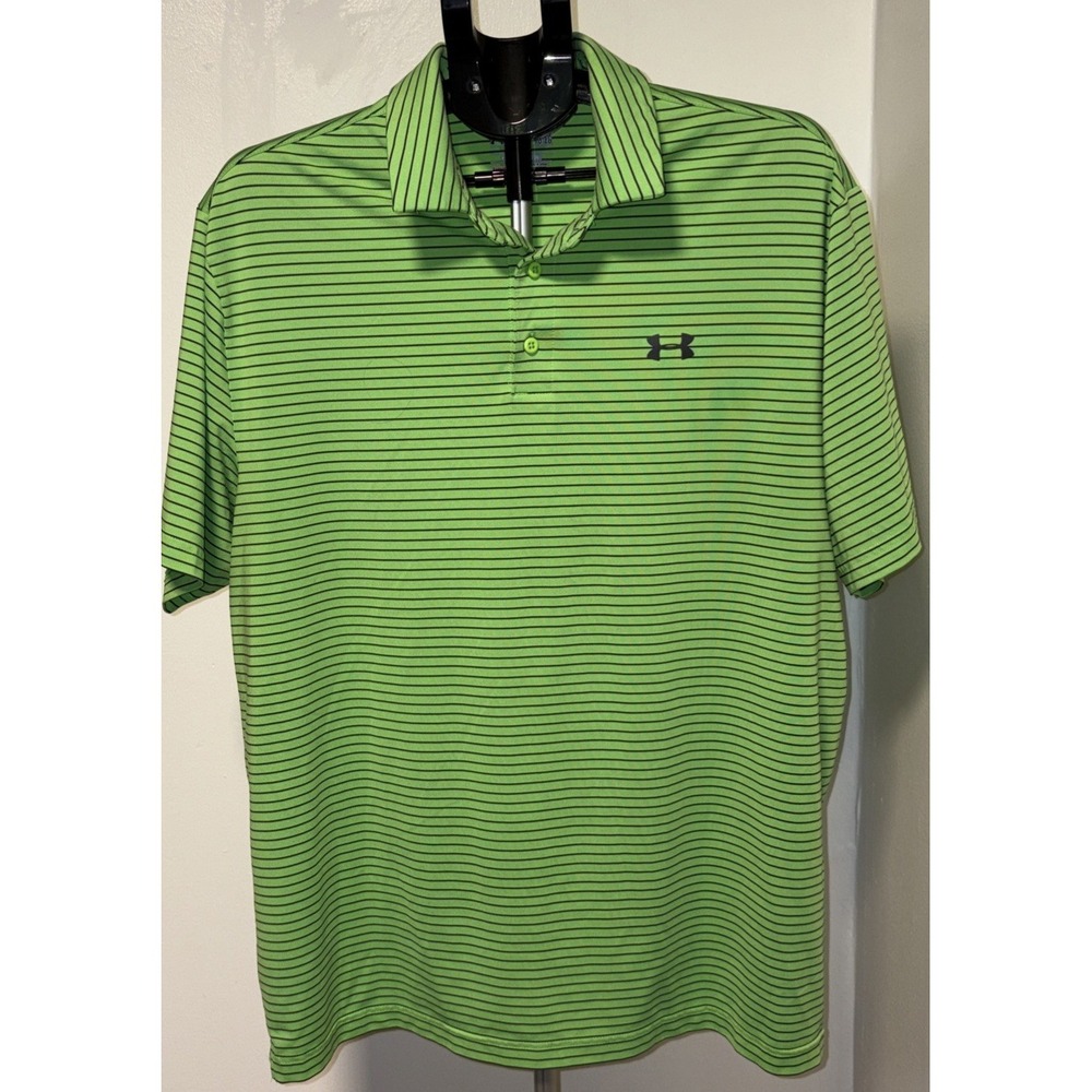 Under Armour Men's XL bright Green‎ Black stripe